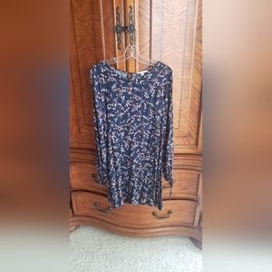 American Eagle Outfitters Navy Floral Dress Size M